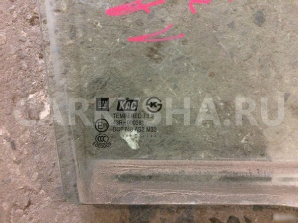 Стекло двери задней правой Chevrolet Lacetti I Chevrolet Lacetti оригинальный номер 96548187