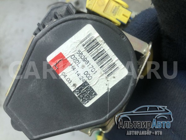 Ремень безопасности задний левый Touareg 1 Volkswagen Touareg оригинальный номер 560981701