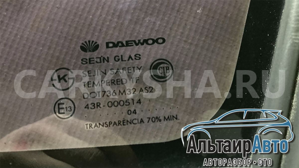Стекло глухое правое заднее Daewoo Nexia Daewoo Nexia оригинальный номер 96404295