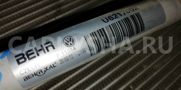 Испаритель кондиционера Volkswagen Polo V (2009—2015) Volkswagen Polo оригинальный номер U6217002