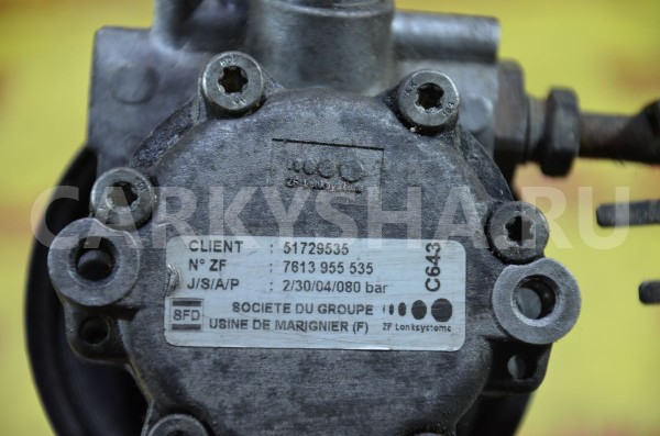 Насос ГУР Fiat Doblo оригинальный номер 51729535