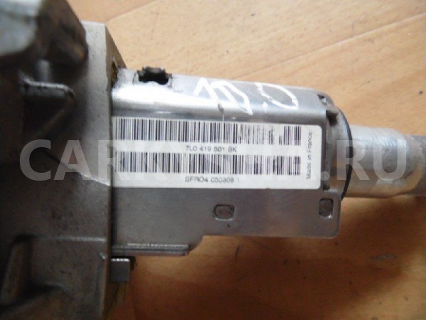 Колонка рулевая Volkswagen Touareg I рестайлинг (2006—2010) Volkswagen Touareg оригинальный номер 7L0419501BK