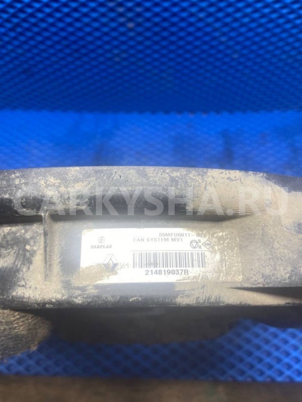 Вентилятор охлаждения Renault Megane III (2008—2014) Renault 14 оригинальный номер 214819037R