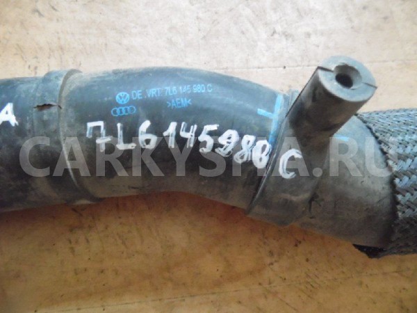 Патрубок интеркулера Volkswagen Touareg I (2002—2006) Volkswagen Touareg оригинальный номер 7L6145980C