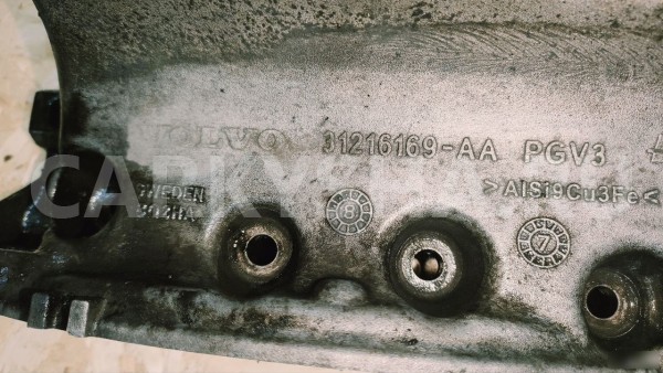 Поддон двигателя D5244T4 Volvo Volvo XC60 оригинальный номер 31216169
