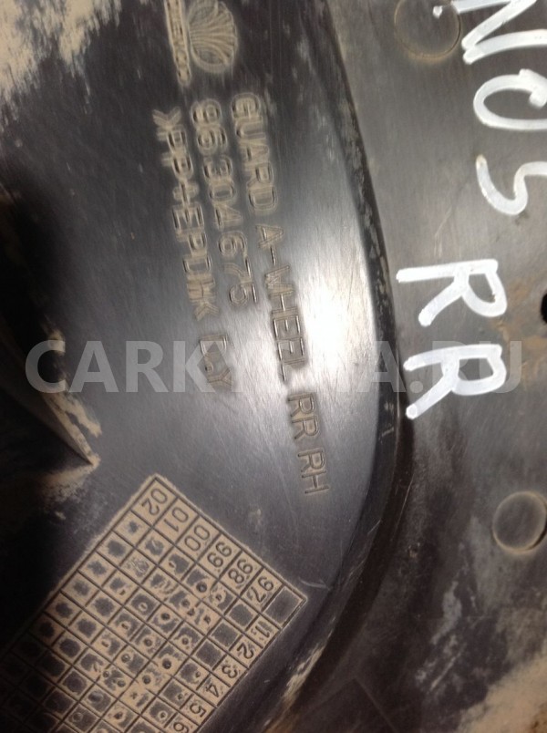 Брызговик Chevrolet Lanos I (2002—2009) Chevrolet Lanos оригинальный номер 96304675