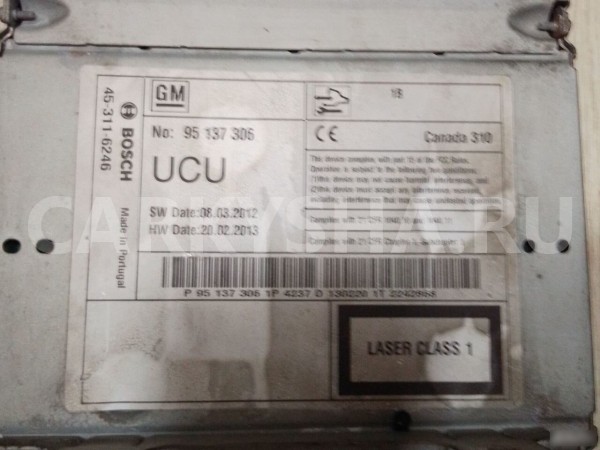 Комплект магнитолы Navi 600 Opel Astra j Opel Astra 