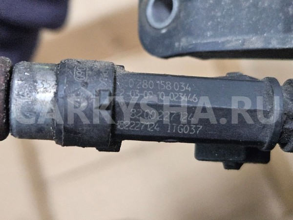 Топливная рейка рампа Renault Logan Sandero Renault 20 оригинальный номер 8200494284