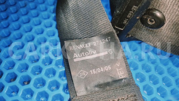 Ремень безопасности передний левый Renault Logan Renault 20 