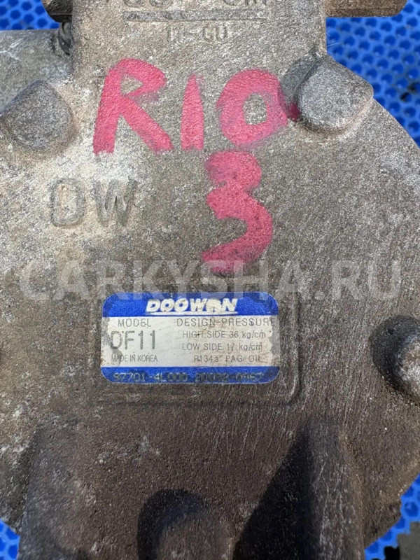 Компрессор кондиционера Kia Rio III (2011—2015) Kia Rio оригинальный номер 97701-4L000