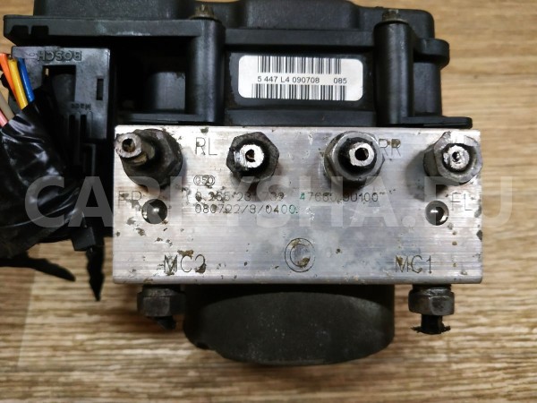 Блок ABS (насос) Nissan Note оригинальный номер 476609U100